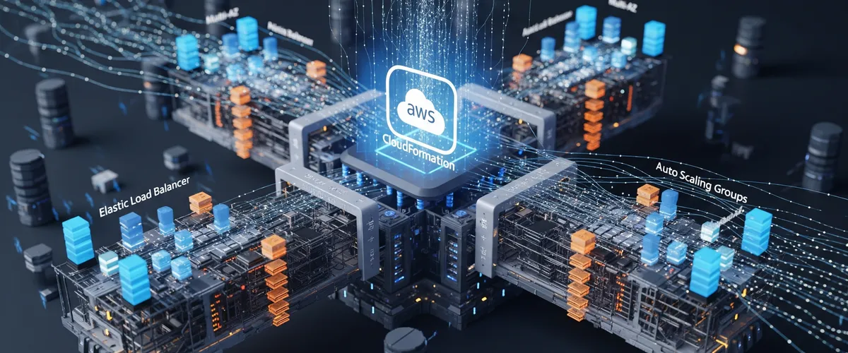 Blog post image for Scaling Up, Staying Strong: Hands-On AWS CloudFormation Techniques for Building Resilient and Scalable Systems - Building resilient and scalable systems matters for businesses that need to meet growing demand and maintain high availability. This article covers how AWS CloudFormation, an infrastructure as code tool, helps you build resilient and scalable systems with a hands-on approach.