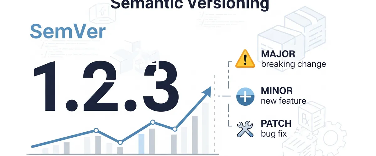 Blog post image for Understanding Software Versioning - Explore the essentials of software versioning, including semantic versioning, rules, formats, and tools to manage dependencies and releases effectively.