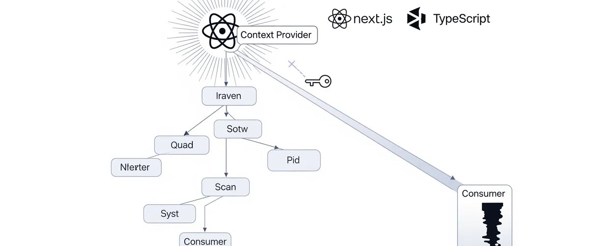 Blog post image for React Context API for State Management - A practical look at the React Context API for state management, including how to build a simple shared state system with Next.js and TypeScript.