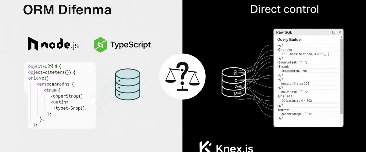 Blog post image for The ORM Dilemma: To Use or Not to Use - A look at Object-Relational Mapping (ORM) in Node.js, TypeScript, and Express: the real pros and cons, and when and why to consider alternatives to ORM for your database operations.
