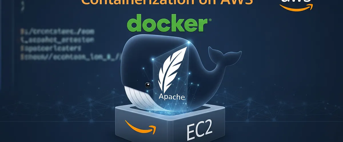 Blog post image for How to Run an Apache Web Server Using Docker on an AWS EC2 Instance - We will learn how to create an AWS EC2 instance using AWS CLI in this tutorial. We will also discover how to set up an AWS EC2 instance so that it functions with the Apache web server. We will also discover how to set up an AWS EC2 instance so that it functions with WordPress.