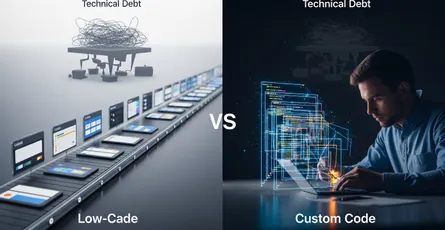 Low-Code vs. Custom Code: Let's Talk About Speed and Tech Debt