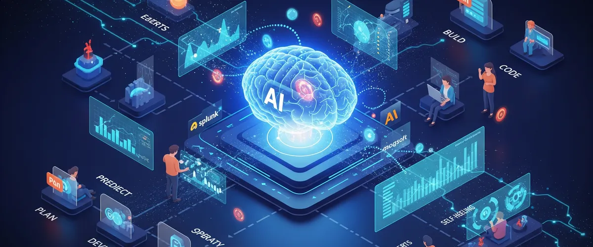 Blog post image for AIOps: Making DevOps Even Better with Smart AI Tools - How AIOps applies machine learning to IT operations: predictive analytics, automated incident response, and the tools (Splunk, Moogsoft) doing this today.